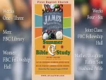 Mark your calendar for FBC Summertime Revival, taking place July 14th - 16th. Our guest speakers are Rev. Gregory Davis Pastor of 2nd MBC, Rev. Kenneth Carter, Pastor of Oak Ridge MBC, and Rev. Timothy Careathers, Pastor of Friendship MBC. Service begins at 6:45pm nightly!